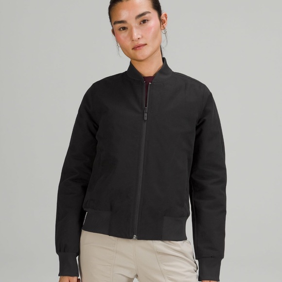 lululemon athletica Jackets & Blazers - Lululemon Reversible Women's Black Bomber Jacket
